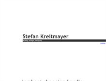 Tablet Screenshot of kreitmayer.com